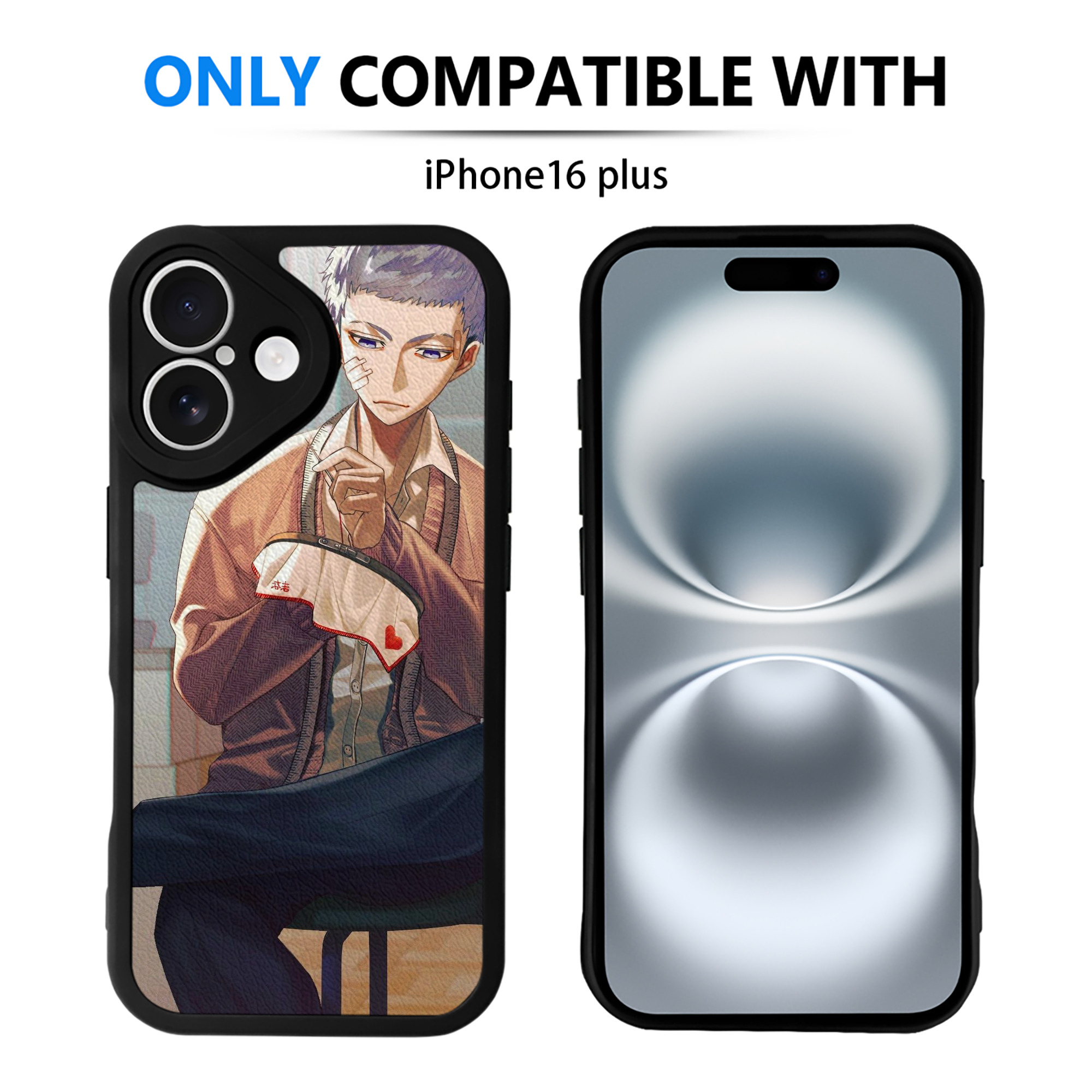 （画像用） 東京リベンジャーズ Tokyo Revengers 【iPhone 16シリーズ対応】シリコンスマホケース（レザー調） 材質：シリコン